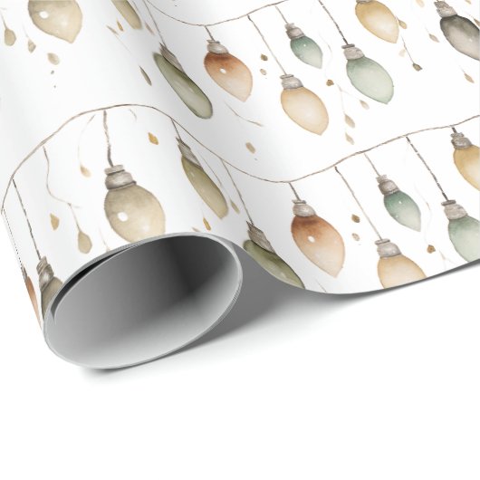 String Lights Wrapping Paper Cadeaupapier (Rol Hoek)