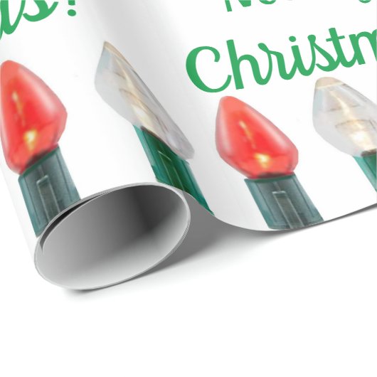 String Lights Wrapping Paper Cadeaupapier (Rol Hoek)