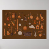 String Musical Instruments Poster (Voorkant)