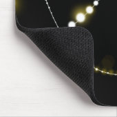 String of Glowing Lights on Black Muismat (Hoek)