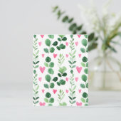 String of Hearts Feestdagenkaart (Staand voorkant)