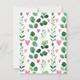 String of Hearts Feestdagenkaart