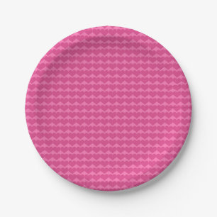 String of Hearts Roze Liefde Knuffel Papieren Bordje