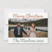 String of Lights Kerst Kaart (Voorkant)