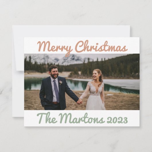 String of Lights Kerst Kaart (Voorkant)