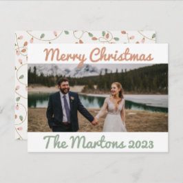 String of Lights Kerst Kaart