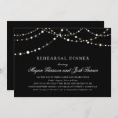 String of Lights repetitie diner Kaart (Voorkant / Achterkant)