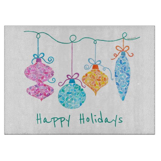 String Ornamenten Cutting Board Snijplank (Voorkant)