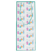 String Ornamenten Wine Bag Wijn Cadeautas (Achterkant)