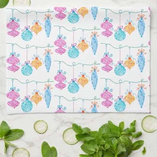 String Ornaments Kitchen Towel Theedoek (Gevouwen)