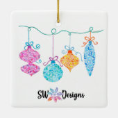 String Ornaments Tree Ornament (Achterkant)