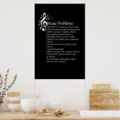String Problems List Poster (Keuken)