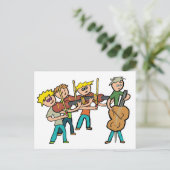 String Quartet Briefkaart (Staand voorkant)