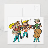 String Quartet Briefkaart (Voorkant / Achterkant)