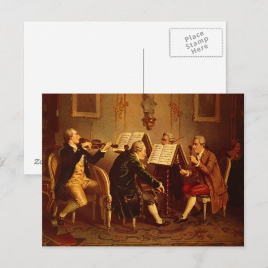 String Quartet Briefkaart (Voorkant / Achterkant)