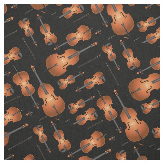 String Quartet Instruments Musician Decor Stof (Swatch)