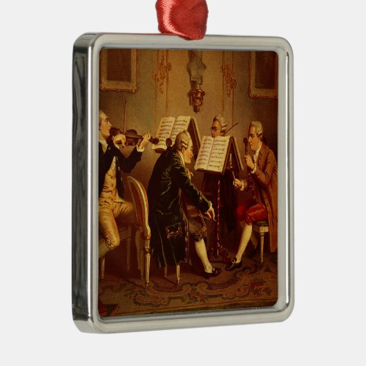 String Quartet Metalen Ornament (Rechts)