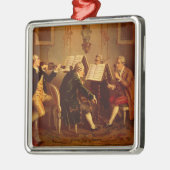 String Quartet Metalen Ornament (Links)