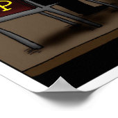 String Quartet MVP Klassieke muziekCartoon Poster (Hoek)