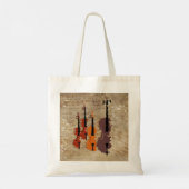 String Quartet Tote Bag (Achterkant)