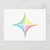 String Star Briefkaart (Voorkant)