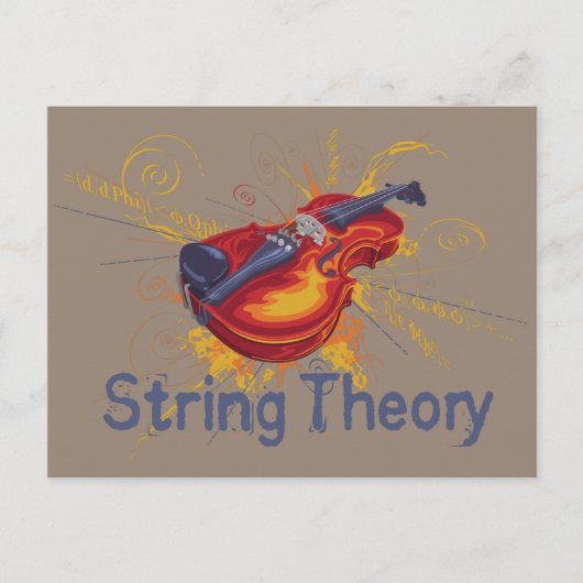 String Theory Briefkaart (Voorkant)