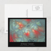 String Theory Fractal Artist Card Briefkaart (Voorkant / Achterkant)