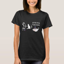 String Theory Is je kat een genie Grappig T-shirt
