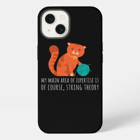 String Theory Particle Quantum Physics Scientist C iPhone Hoesje (Achterkant)