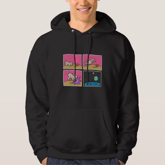 String Theory Physicist Science  Cat Owner Physics Hoodie (Voorkant)