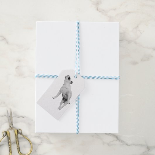 String-Tie Sereniteit Cadeaulabel (Met Touw)