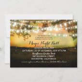 String van lichten rustieke Prom Uitnodigingen (Voorkant)