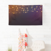 String verlichting feestelijke achtergrond spandoek (Insitu)