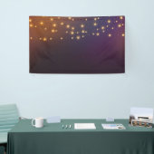 String verlichting feestelijke achtergrond spandoek (Beurs)