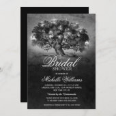 String verlichting oude eikenboom rustiek vrijgeze kaart (Voorkant / Achterkant)