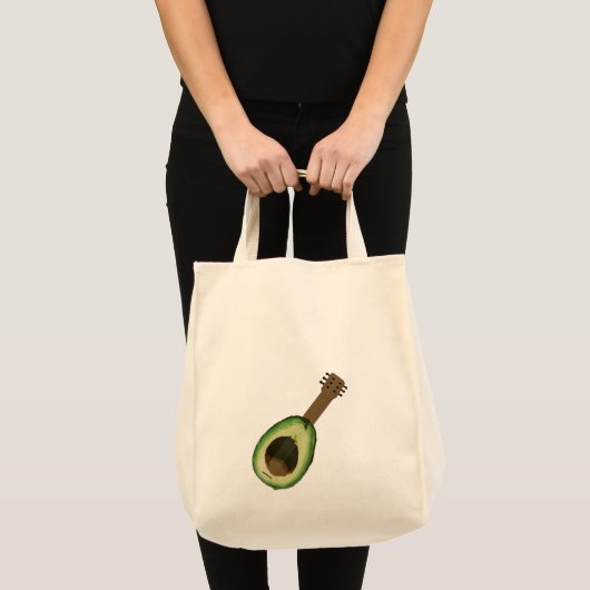 Stringed Avocado-Tas Tote Bag (Voorkant (product))