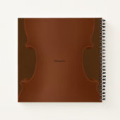 Stringed instrument Cello Violin Viola Detail Notitieboek (Achterkant)