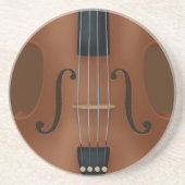 Stringed instrument Cello Violin Viola Detail Zandsteen Onderzetter (Voorkant)