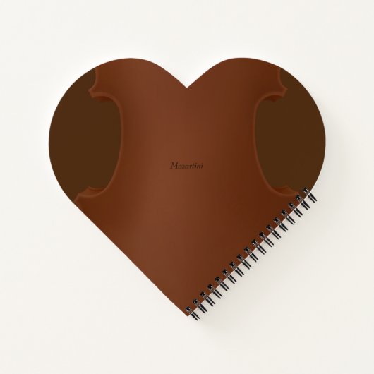Stringed instrument Cello Violin Viola Heart Notitieboek (Achterkant)