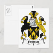 Stringer Family Crest Briefkaart (Voorkant / Achterkant)