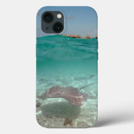 Stringray onderwater in Bora Bora Case-Mate iPhone Case