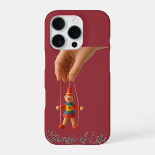 Strings of Life Poppen Circus Sticker iPhone 16 Pro Hoesje