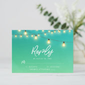 Strings of Lights Waterverf Zee Glass RSVP (Staand voorkant)