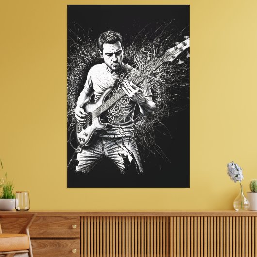 Strings of Passion Canvas Afdruk (Insitu (Woonkamer))