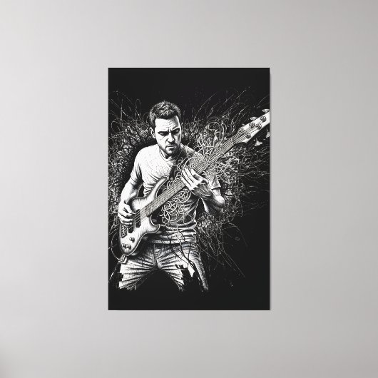 Strings of Passion Canvas Afdruk (Voorkant)