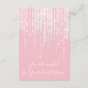 Strings Pink Sweet 16th 15th Bridal Spark Girly Kaart