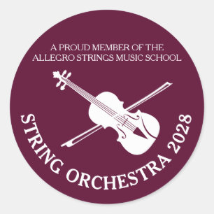 Strings school viool musical concert stickers
