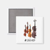 Strings Squad Music Magnet (Voorkant / Achterkant)