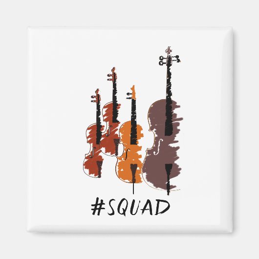 Strings Squad Music Magnet (Voorkant)