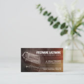 Strings Studio Grunge Guitar Visitekaartje (Staand voorkant)